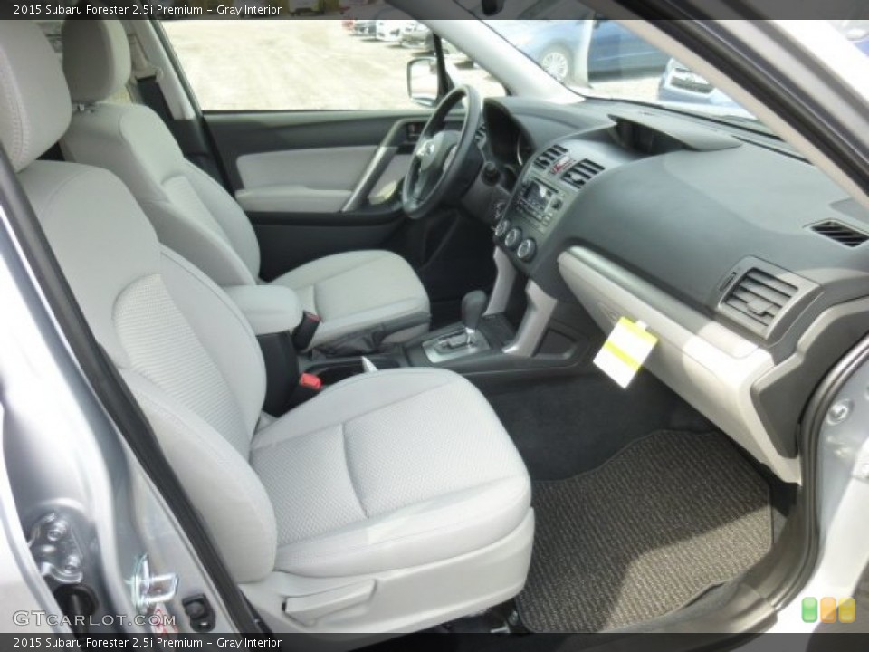 Gray Interior Front Seat for the 2015 Subaru Forester 2.5i Premium #92586536