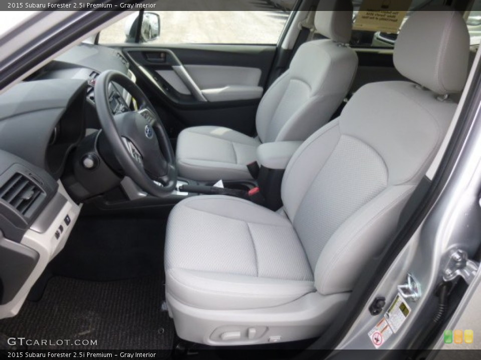 Gray Interior Photo for the 2015 Subaru Forester 2.5i Premium #92586599