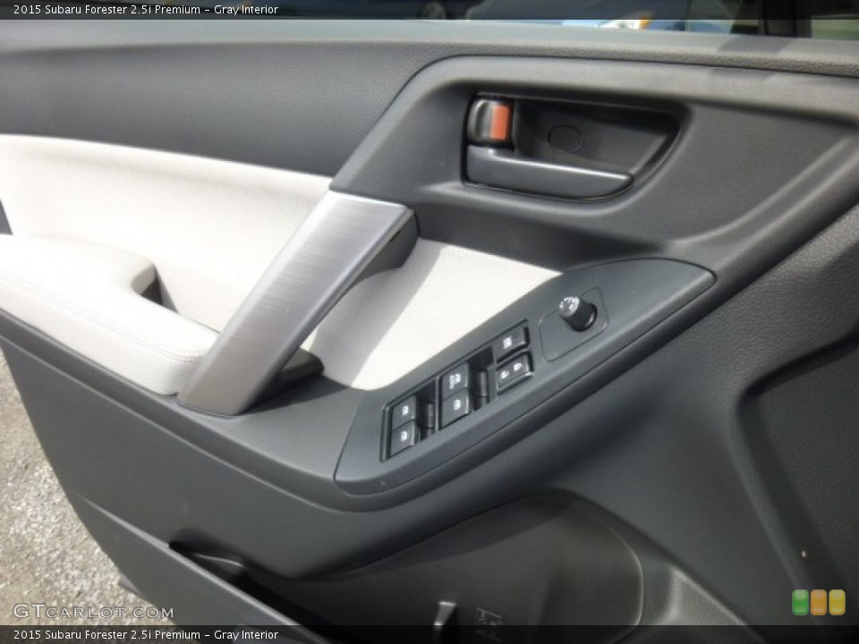 Gray Interior Controls for the 2015 Subaru Forester 2.5i Premium #92586622
