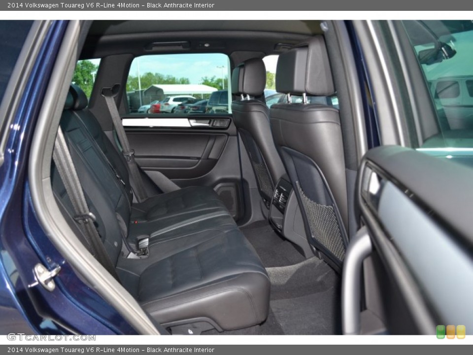Black Anthracite Interior Rear Seat for the 2014 Volkswagen Touareg V6 R-Line 4Motion #92591321