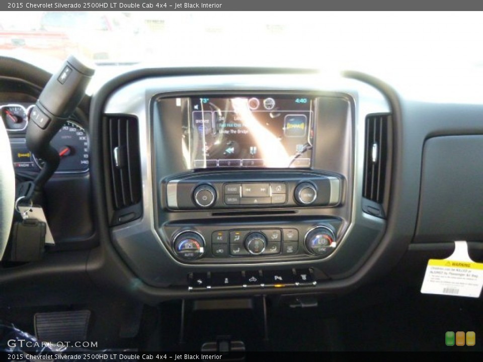 Jet Black Interior Controls for the 2015 Chevrolet Silverado 2500HD LT Double Cab 4x4 #92599367