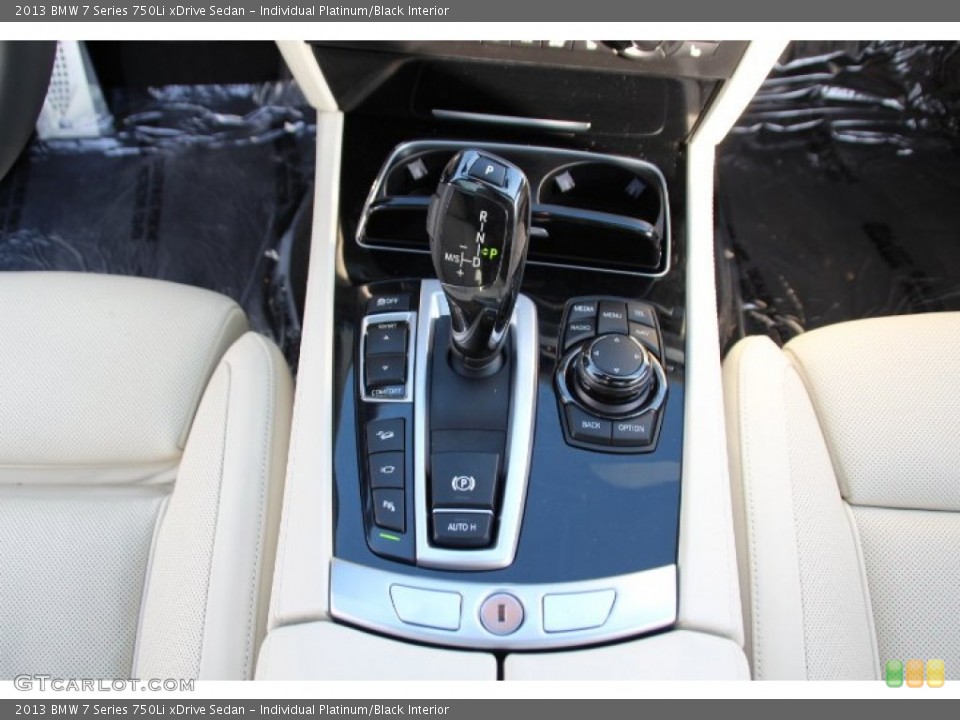Individual Platinum/Black Interior Transmission for the 2013 BMW 7 Series 750Li xDrive Sedan #92600255