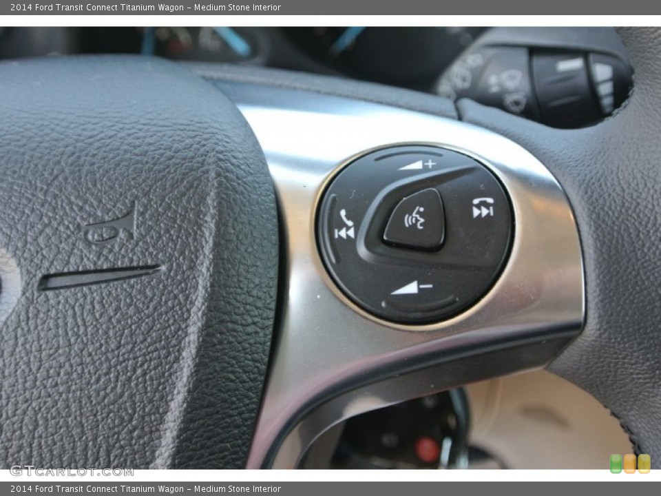 Medium Stone Interior Controls for the 2014 Ford Transit Connect Titanium Wagon #92600495
