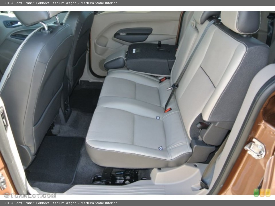 Medium Stone Interior Rear Seat for the 2014 Ford Transit Connect Titanium Wagon #92600541