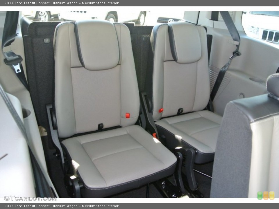 Medium Stone Interior Rear Seat for the 2014 Ford Transit Connect Titanium Wagon #92600621
