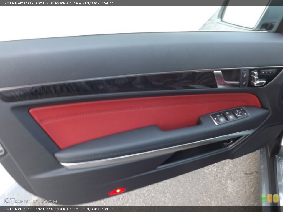 Red/Black Interior Door Panel for the 2014 Mercedes-Benz E 350 4Matic Coupe #92602367