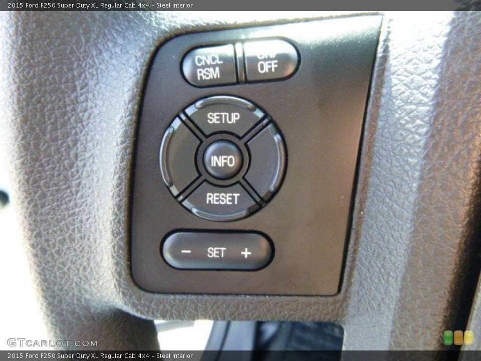 Steel Interior Controls for the 2015 Ford F250 Super Duty XL Regular Cab 4x4 #92609552