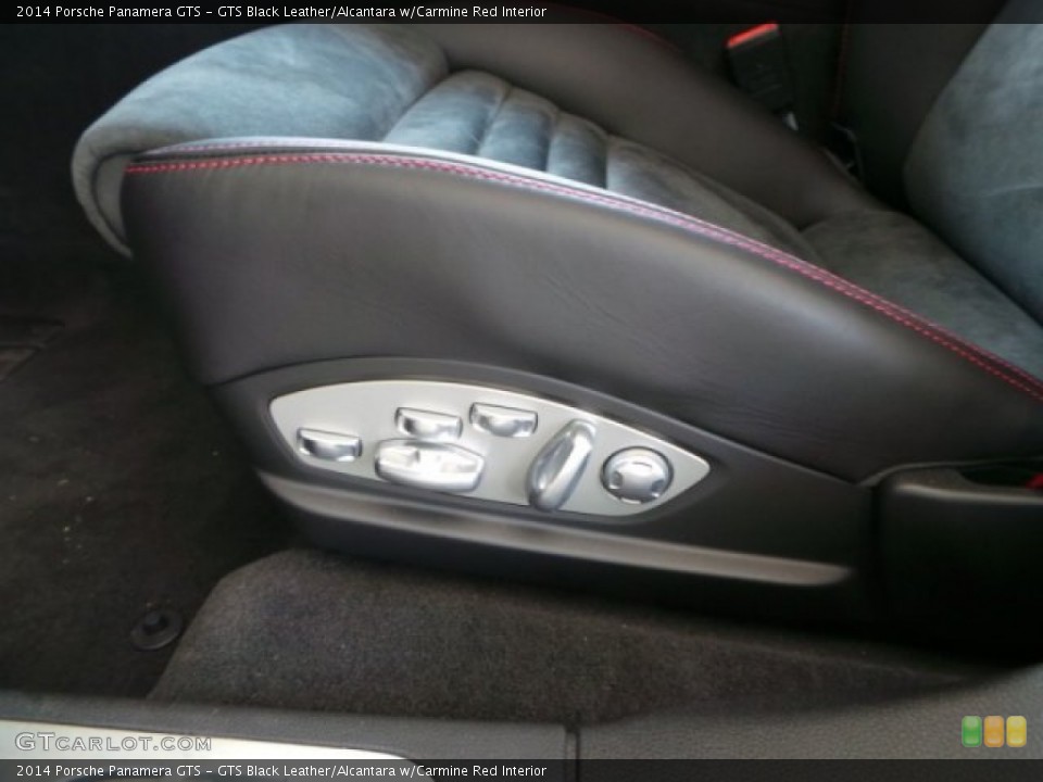 GTS Black Leather/Alcantara w/Carmine Red Interior Controls for the 2014 Porsche Panamera GTS #92611484