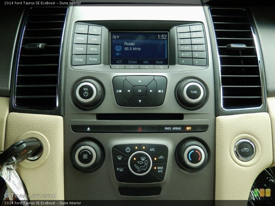 Dune Interior Controls for the 2014 Ford Taurus SE EcoBoost #92612579