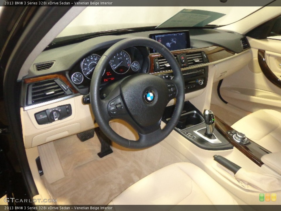 Venetian Beige 2013 BMW 3 Series Interiors