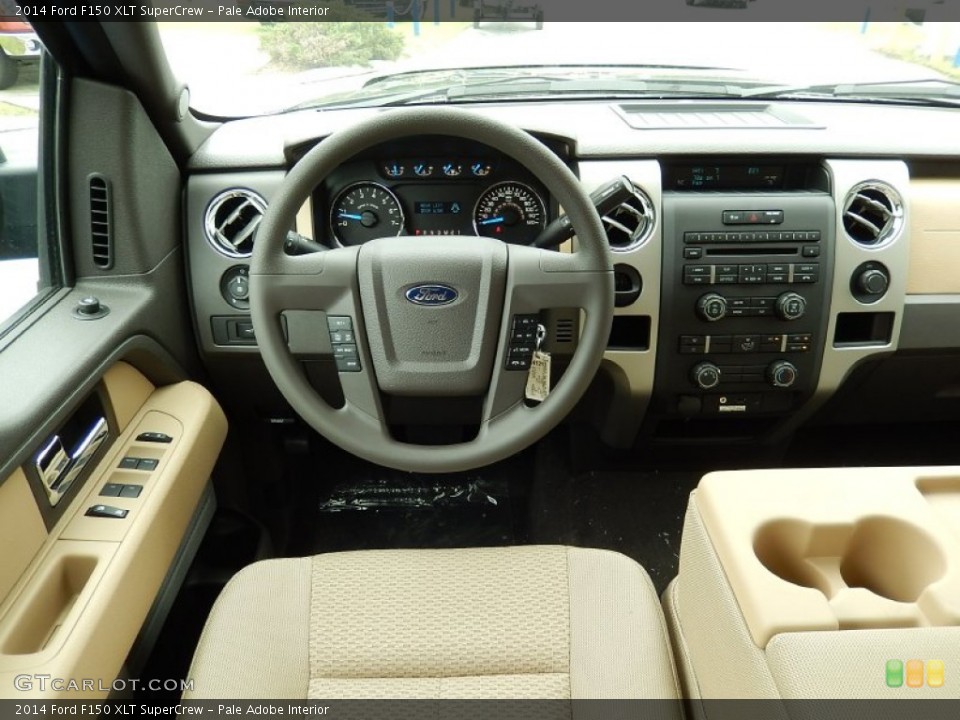 Pale Adobe Interior Dashboard for the 2014 Ford F150 XLT SuperCrew #92613389