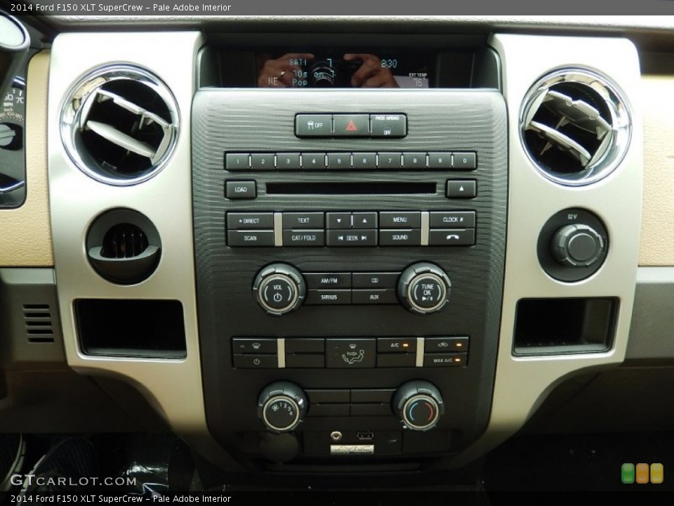Pale Adobe Interior Controls for the 2014 Ford F150 XLT SuperCrew #92613428