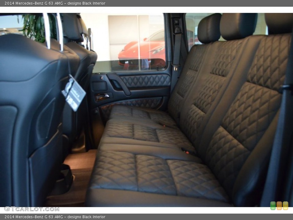 designo Black Interior Rear Seat for the 2014 Mercedes-Benz G 63 AMG #92615345