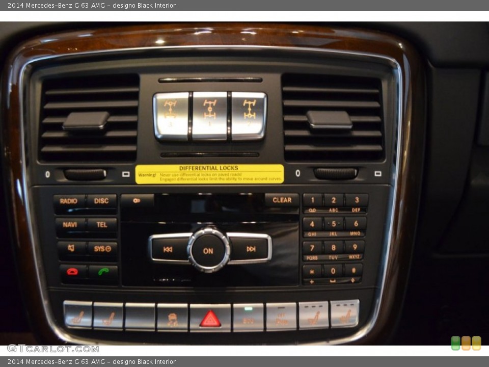 designo Black Interior Controls for the 2014 Mercedes-Benz G 63 AMG #92615615