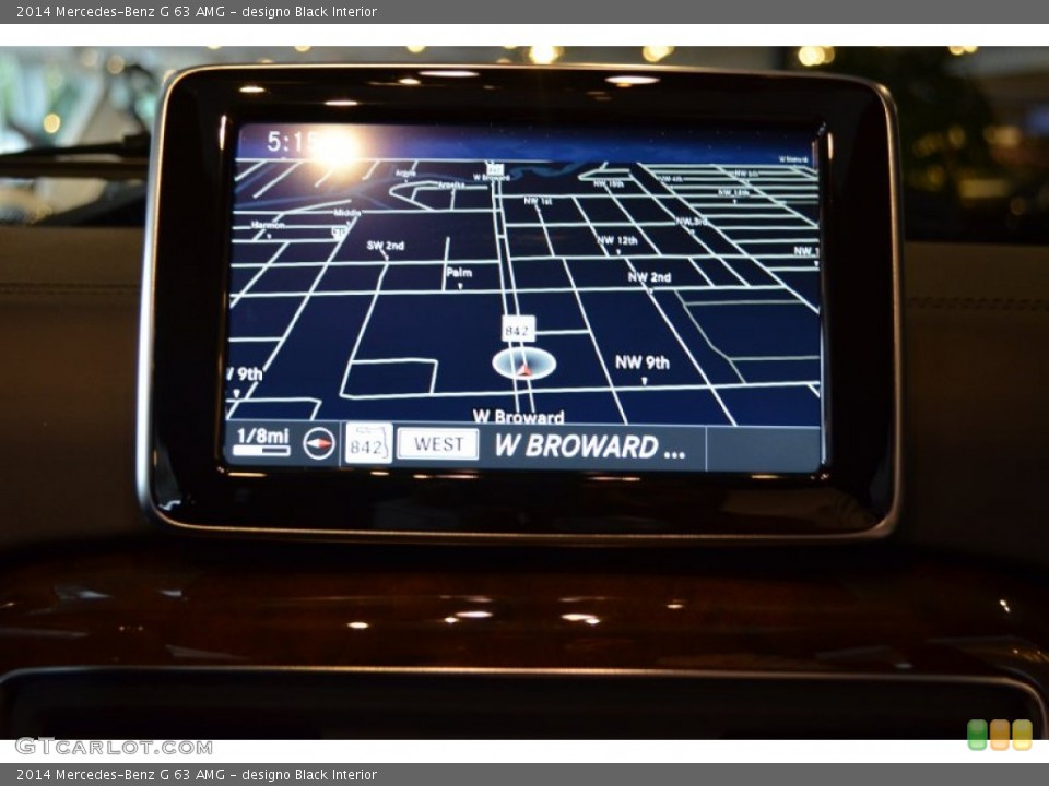 designo Black Interior Navigation for the 2014 Mercedes-Benz G 63 AMG #92615683