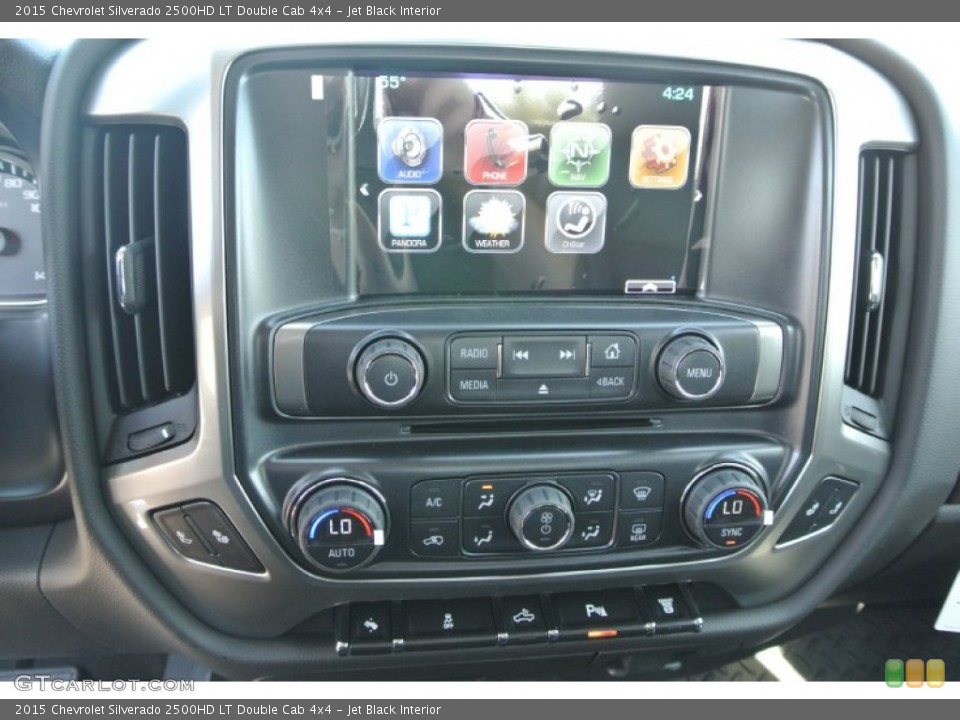Jet Black Interior Controls for the 2015 Chevrolet Silverado 2500HD LT Double Cab 4x4 #92620532