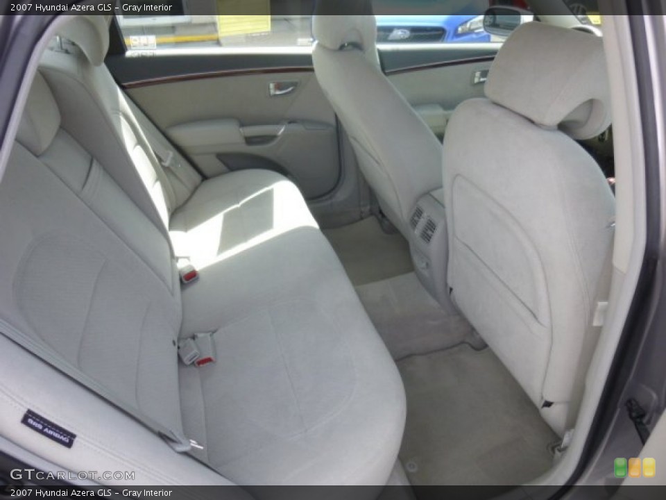 Gray Interior Rear Seat for the 2007 Hyundai Azera GLS #92625038