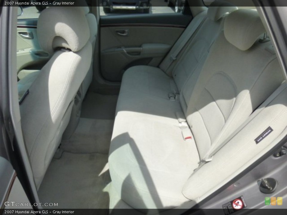 Gray Interior Rear Seat for the 2007 Hyundai Azera GLS #92625213