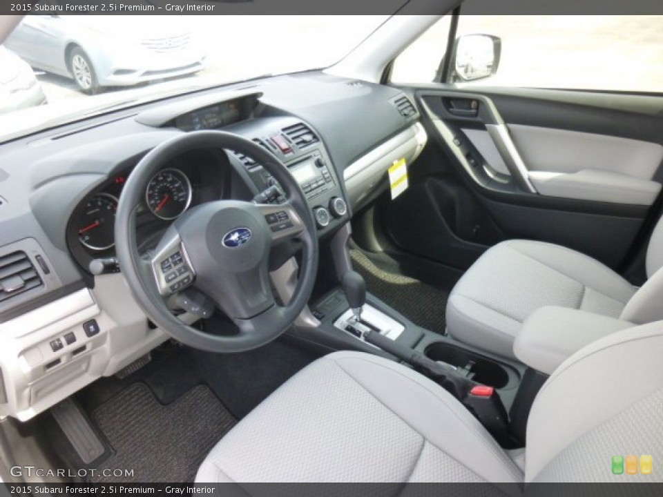 Gray Interior Photo for the 2015 Subaru Forester 2.5i Premium #92627960