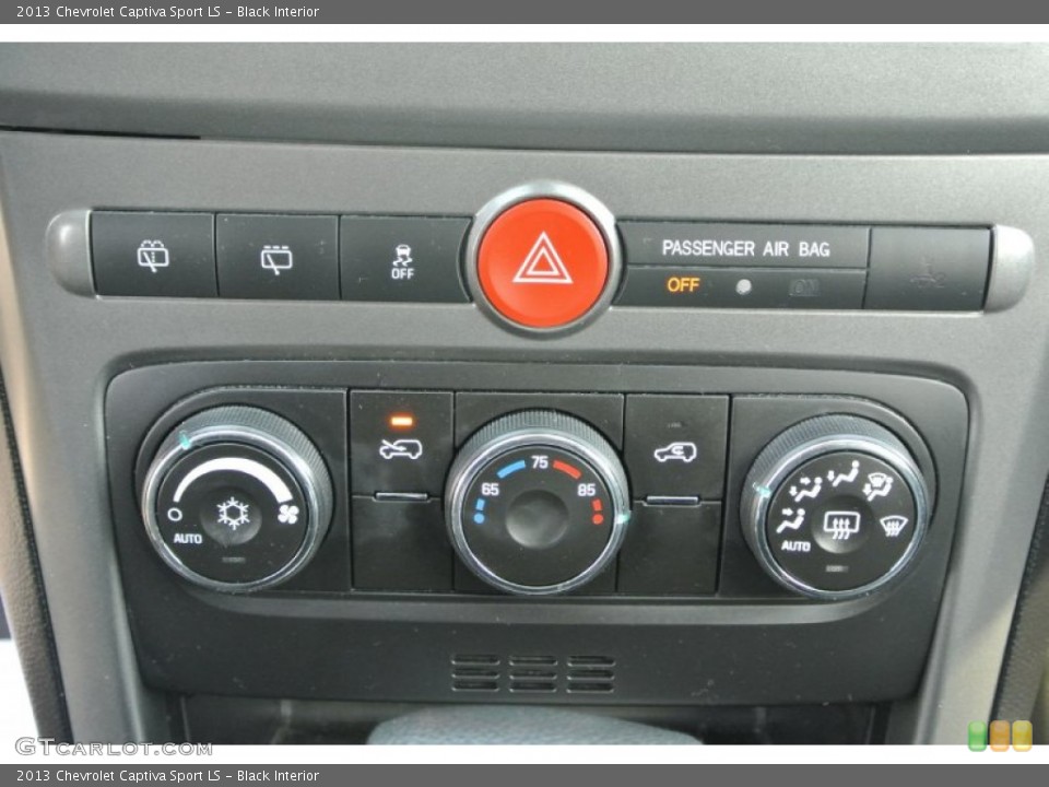 Black Interior Controls for the 2013 Chevrolet Captiva Sport LS #92635100