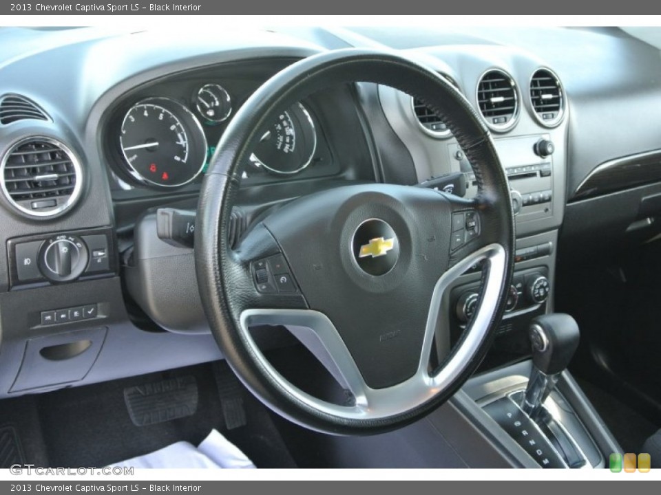 Black Interior Steering Wheel for the 2013 Chevrolet Captiva Sport LS #92635372