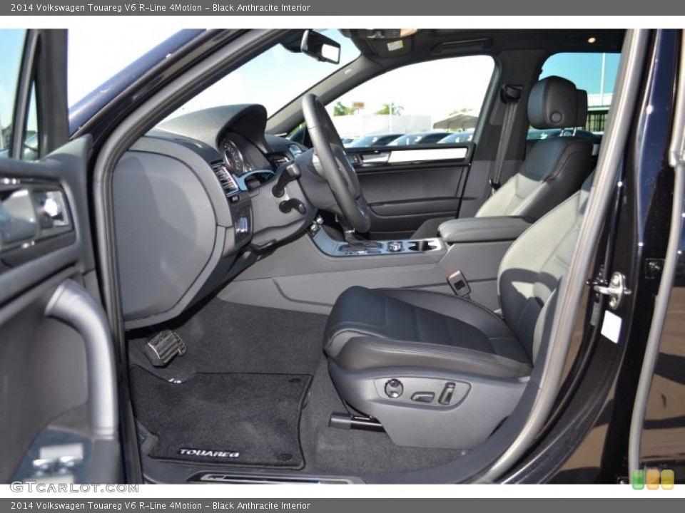 Black Anthracite Interior Photo for the 2014 Volkswagen Touareg V6 R-Line 4Motion #92651354