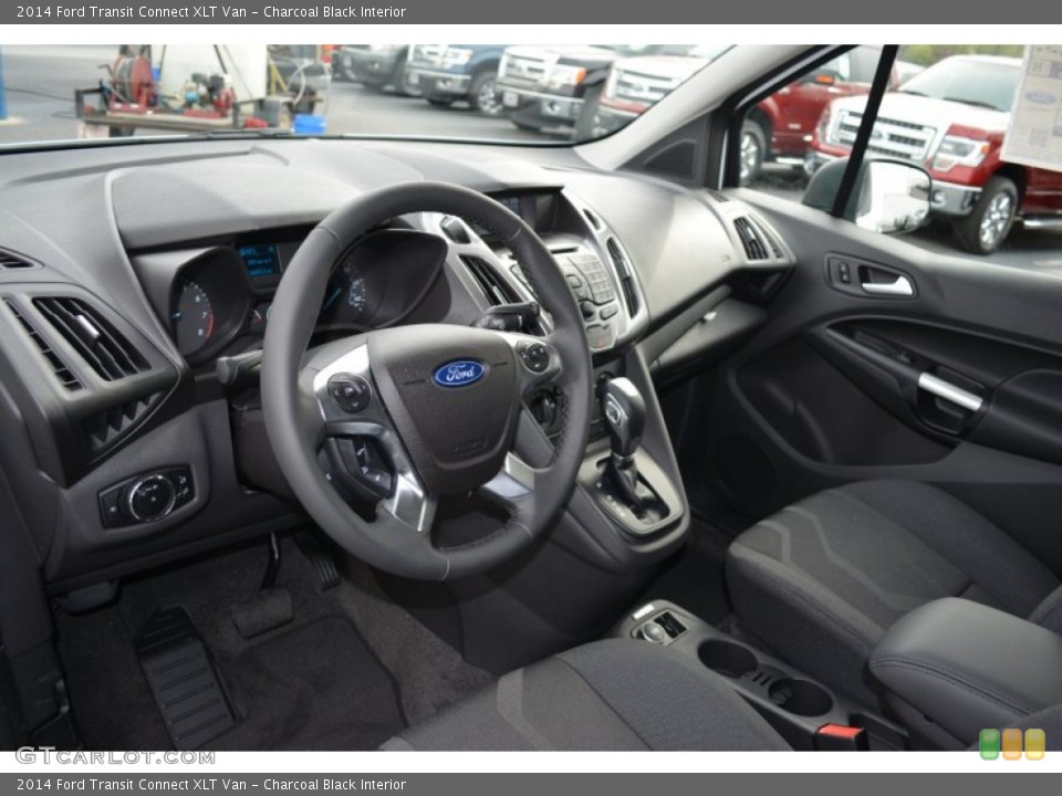 Charcoal Black Interior Prime Interior for the 2014 Ford Transit Connect XLT Van #92656336