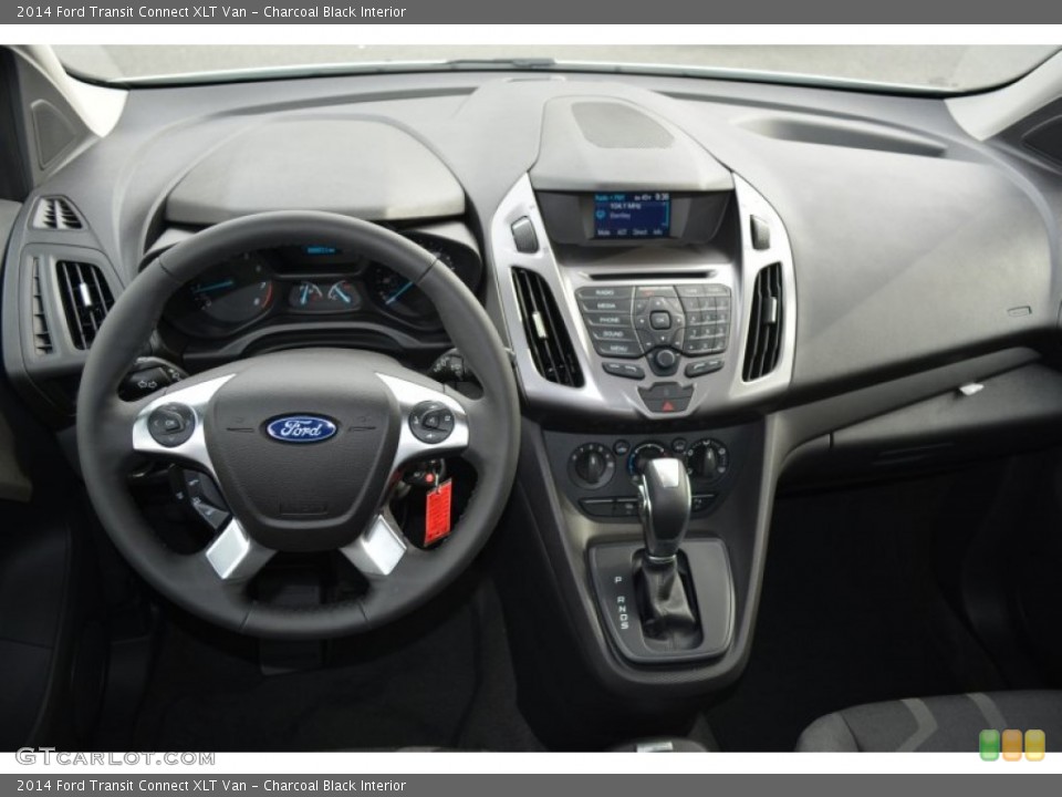 Charcoal Black Interior Dashboard for the 2014 Ford Transit Connect XLT Van #92656424