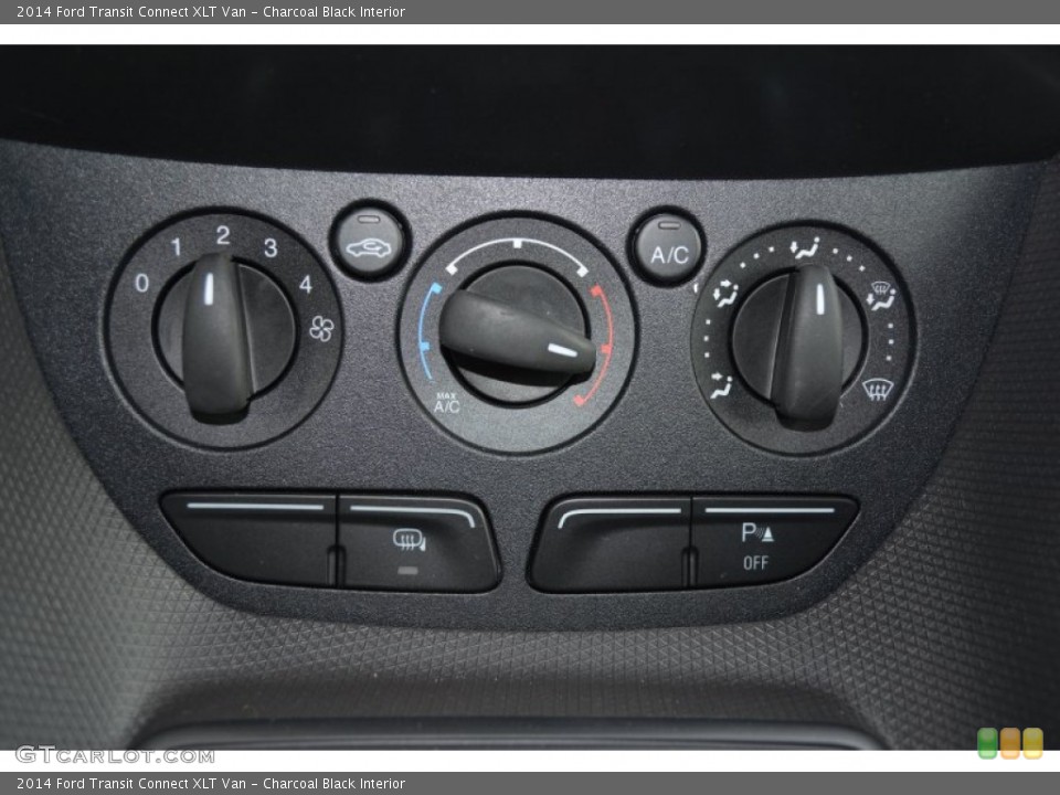 Charcoal Black Interior Controls for the 2014 Ford Transit Connect XLT Van #92656479