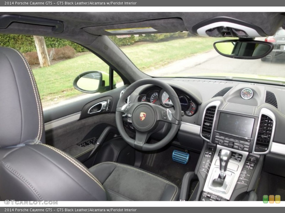 GTS Black Leather/Alcantara w/Peridot Interior Dashboard for the 2014 Porsche Cayenne GTS #92661145