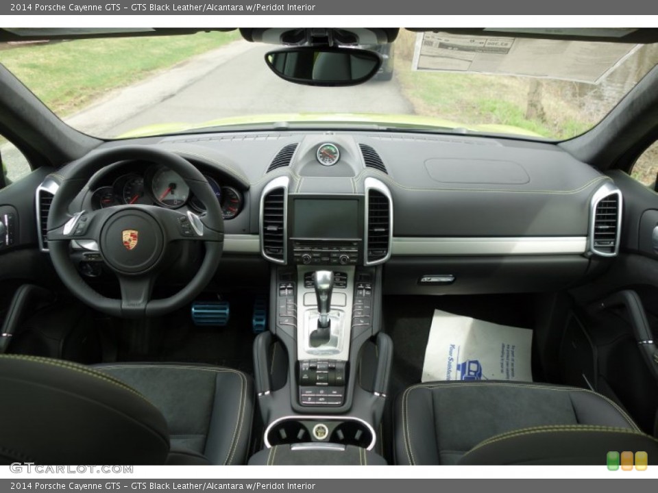 GTS Black Leather/Alcantara w/Peridot Interior Dashboard for the 2014 Porsche Cayenne GTS #92661169