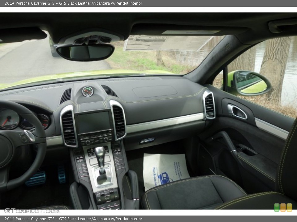 GTS Black Leather/Alcantara w/Peridot Interior Dashboard for the 2014 Porsche Cayenne GTS #92661193