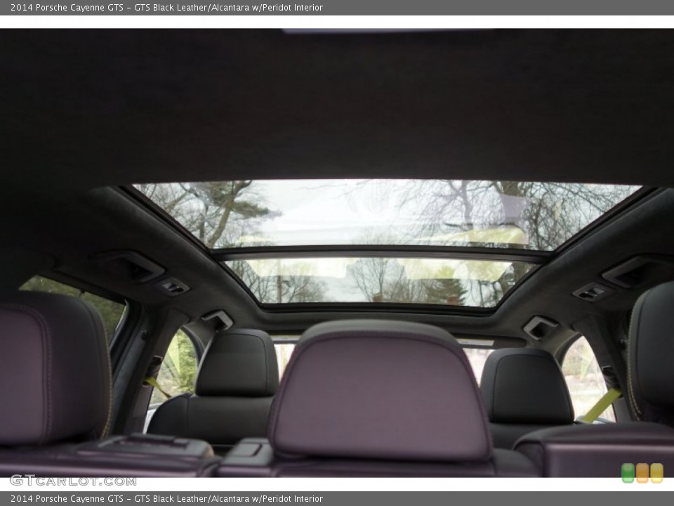 GTS Black Leather/Alcantara w/Peridot Interior Sunroof for the 2014 Porsche Cayenne GTS #92661259