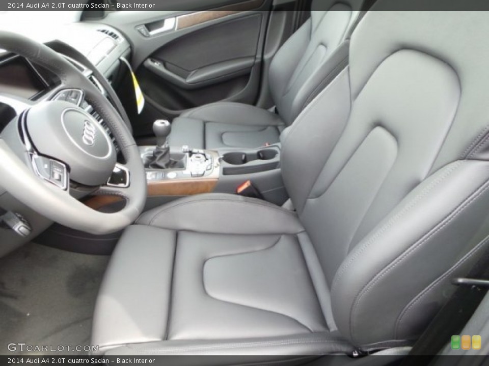 Black Interior Front Seat for the 2014 Audi A4 2.0T quattro Sedan #92661535