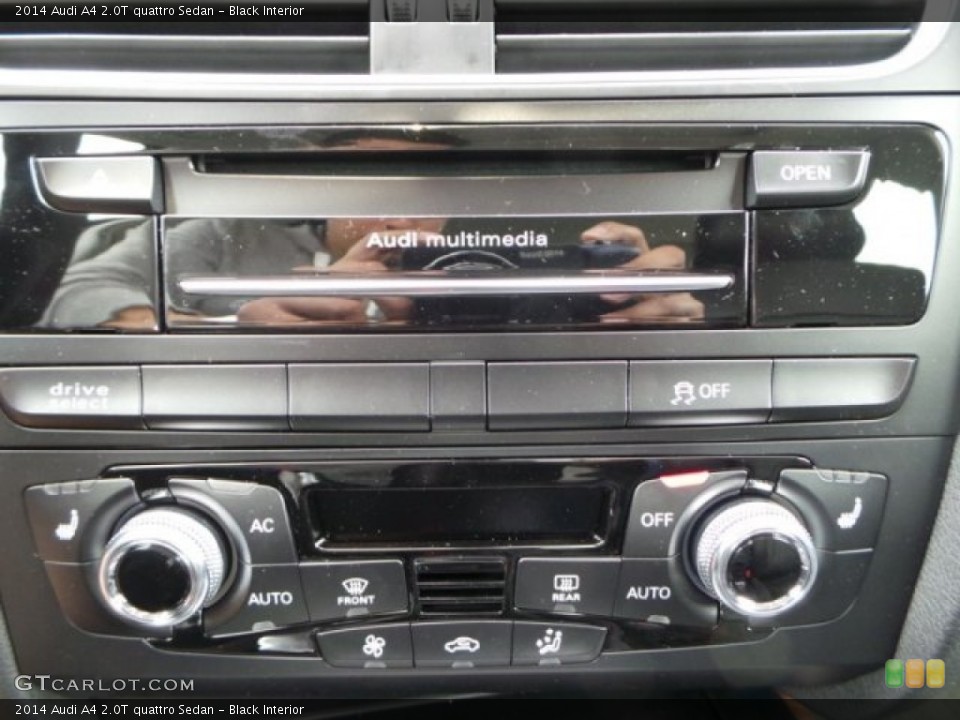 Black Interior Controls for the 2014 Audi A4 2.0T quattro Sedan #92661769