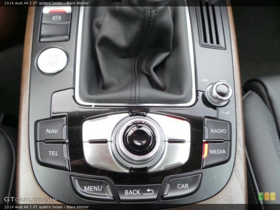 Black Interior Controls for the 2014 Audi A4 2.0T quattro Sedan #92661790