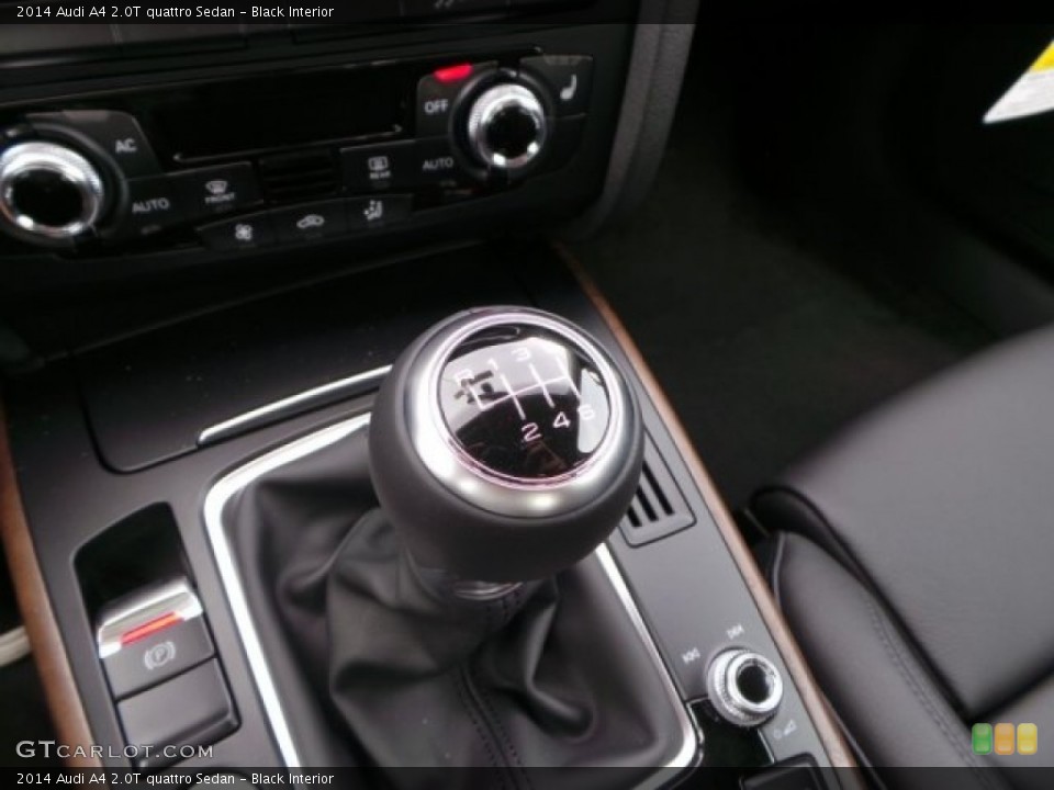 Black Interior Transmission for the 2014 Audi A4 2.0T quattro Sedan #92661829