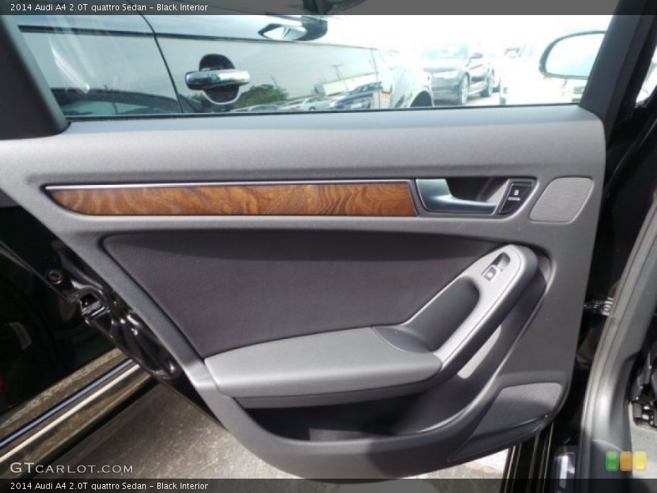 Black Interior Door Panel for the 2014 Audi A4 2.0T quattro Sedan #92661898