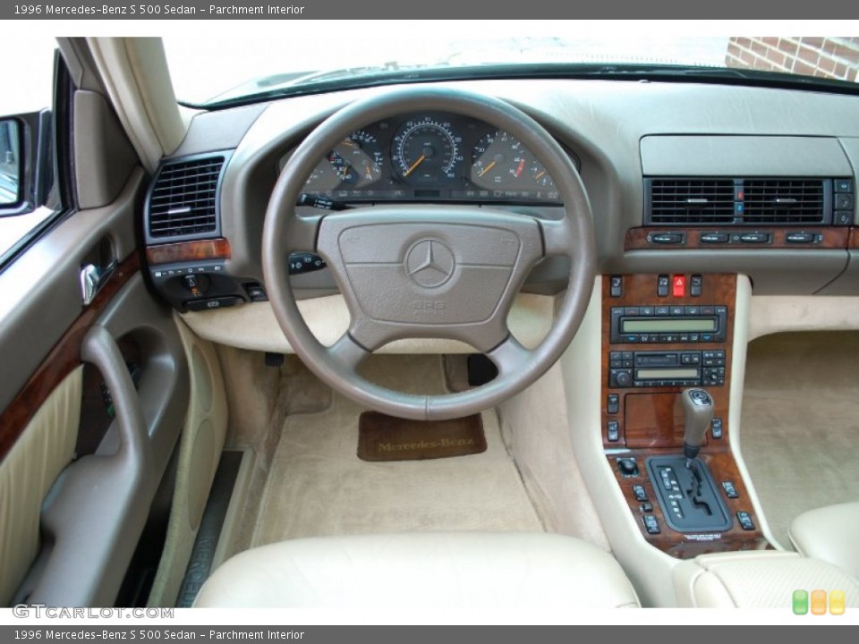 Parchment Interior Dashboard for the 1996 Mercedes-Benz S 500 Sedan #92662057