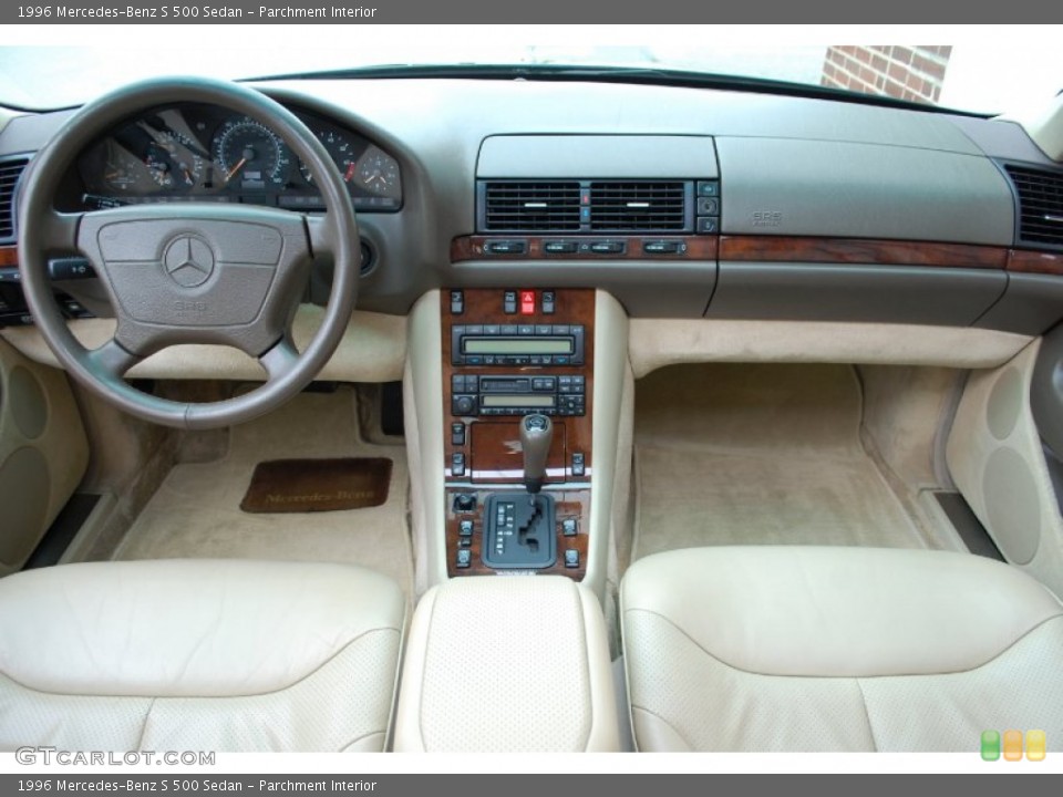 Parchment Interior Dashboard for the 1996 Mercedes-Benz S 500 Sedan #92662084