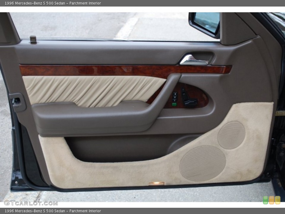 Parchment Interior Door Panel for the 1996 Mercedes-Benz S 500 Sedan #92662506