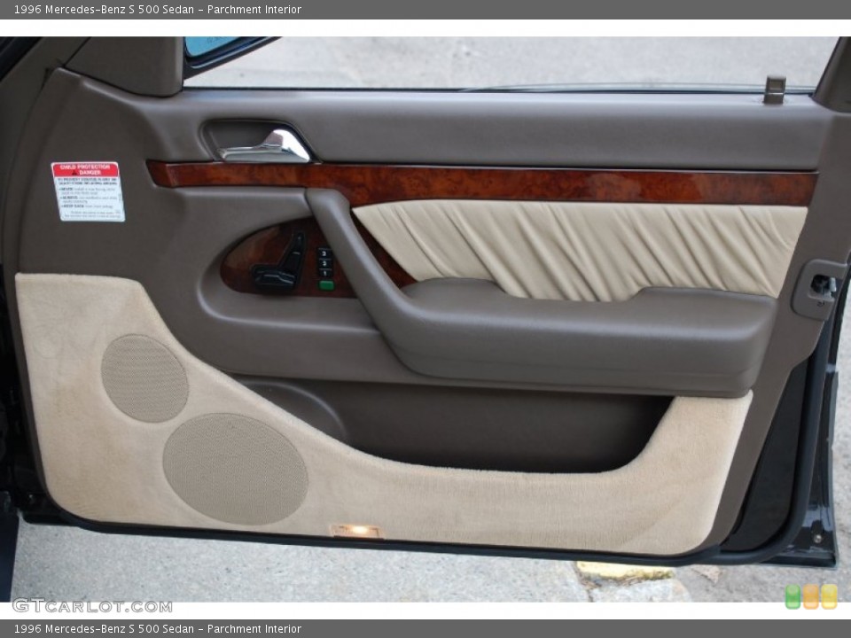 Parchment Interior Door Panel for the 1996 Mercedes-Benz S 500 Sedan #92662534