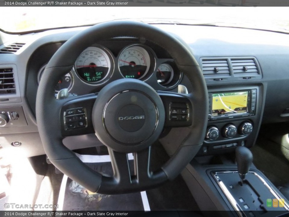 Dark Slate Gray Interior Dashboard for the 2014 Dodge Challenger R/T Shaker Package #92668062