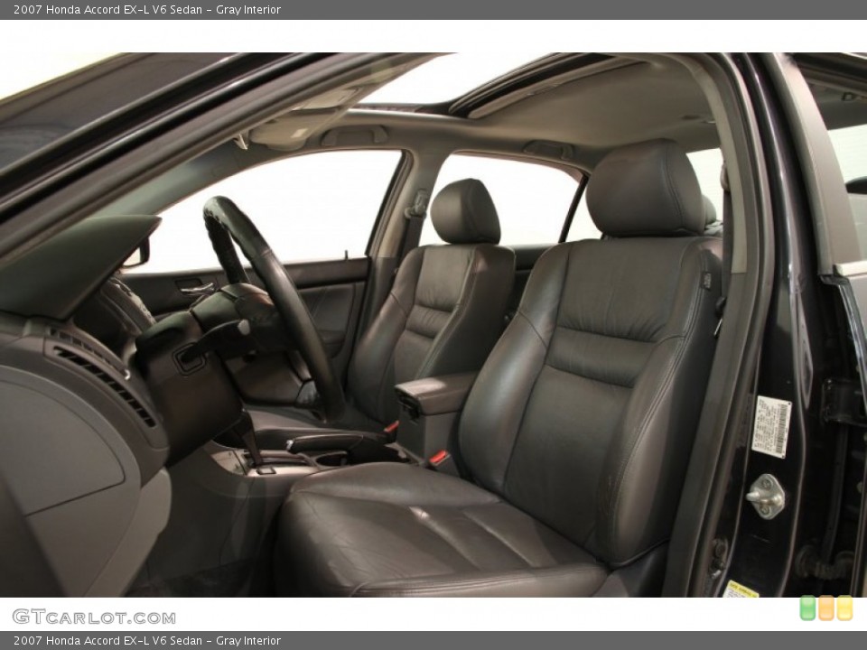 Gray Interior Photo for the 2007 Honda Accord EX-L V6 Sedan #92668331