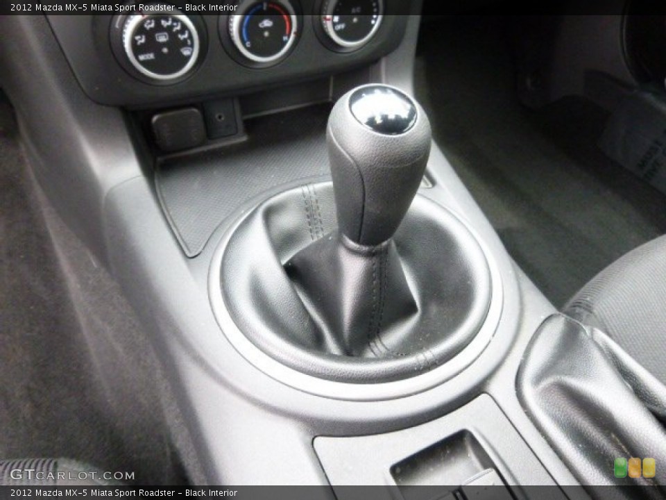 Black Interior Transmission for the 2012 Mazda MX-5 Miata Sport Roadster #92671846