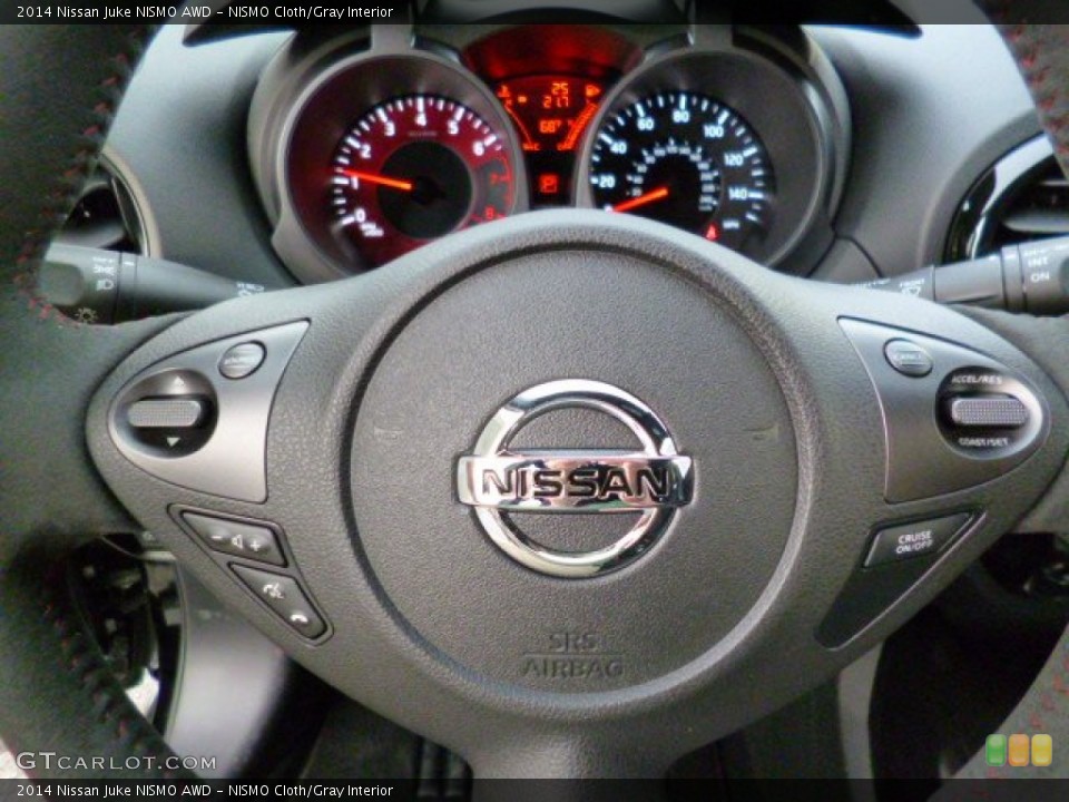 NISMO Cloth/Gray Interior Steering Wheel for the 2014 Nissan Juke NISMO AWD #92691032
