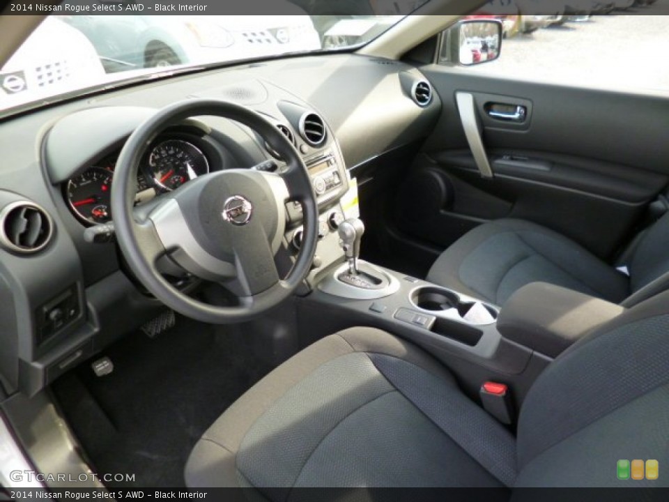 Black 2014 Nissan Rogue Select Interiors