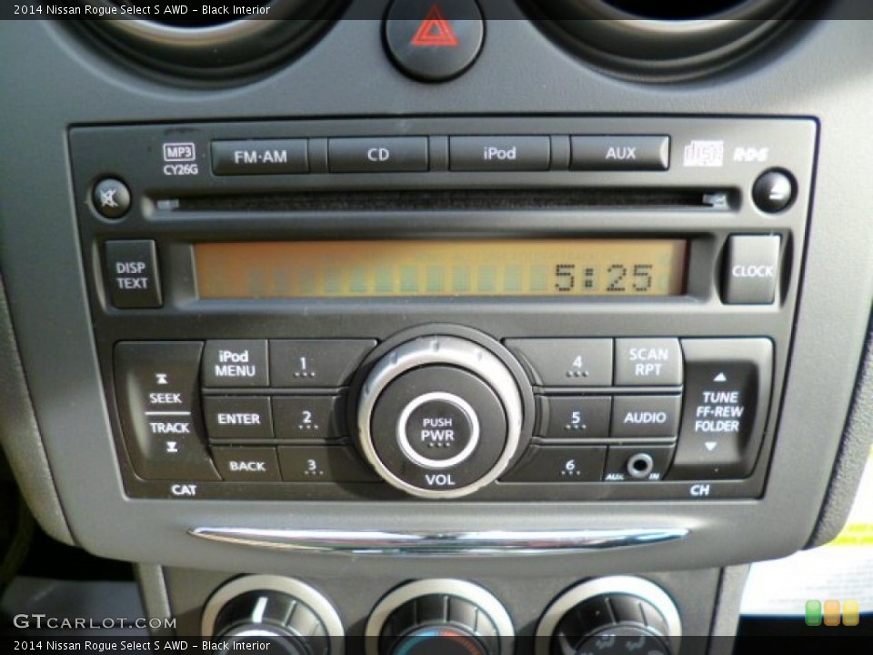 Black Interior Audio System for the 2014 Nissan Rogue Select S AWD #92692316