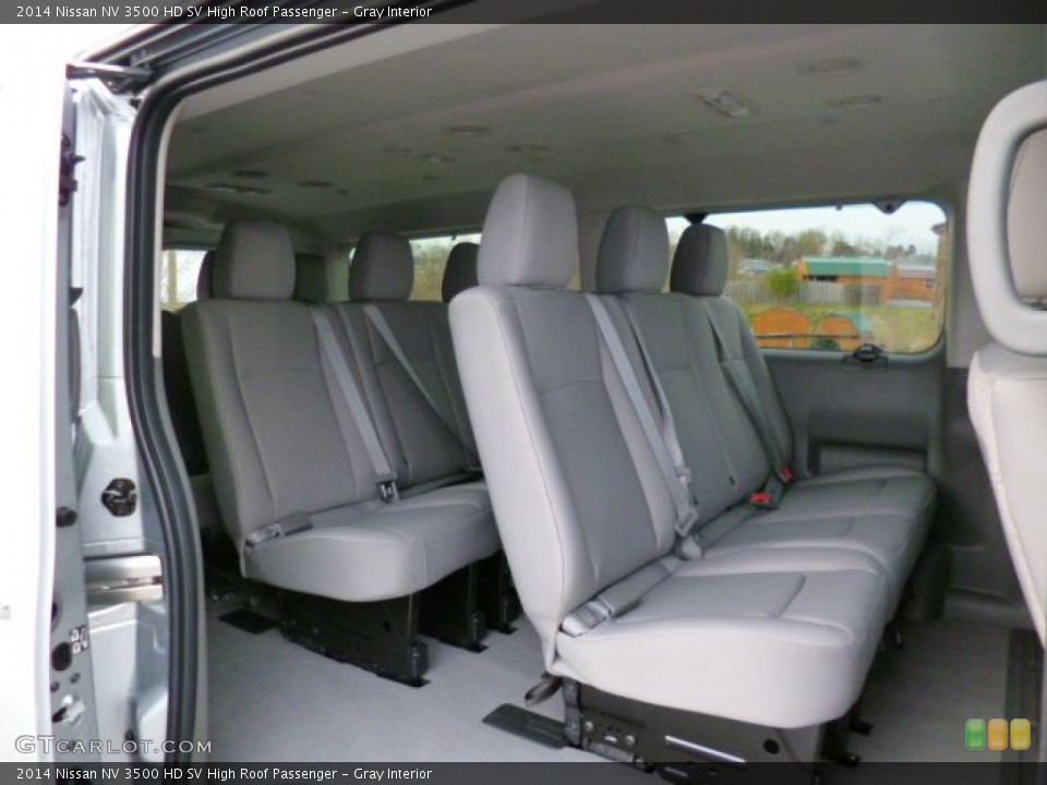 Gray Interior Photo for the 2014 Nissan NV 3500 HD SV High Roof Passenger #92692592