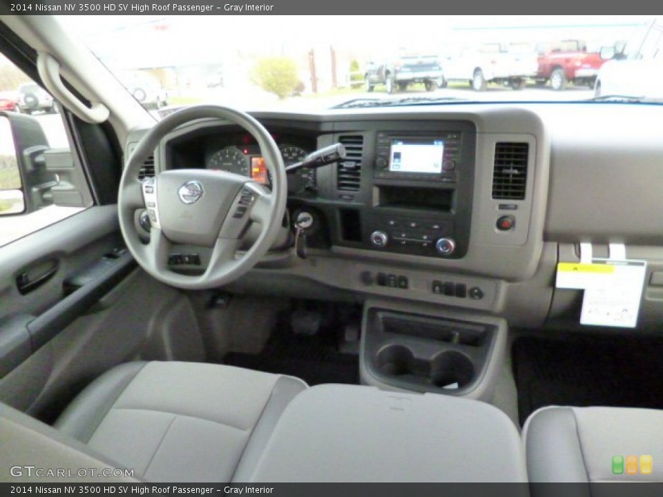 Gray Interior Dashboard for the 2014 Nissan NV 3500 HD SV High Roof Passenger #92692613